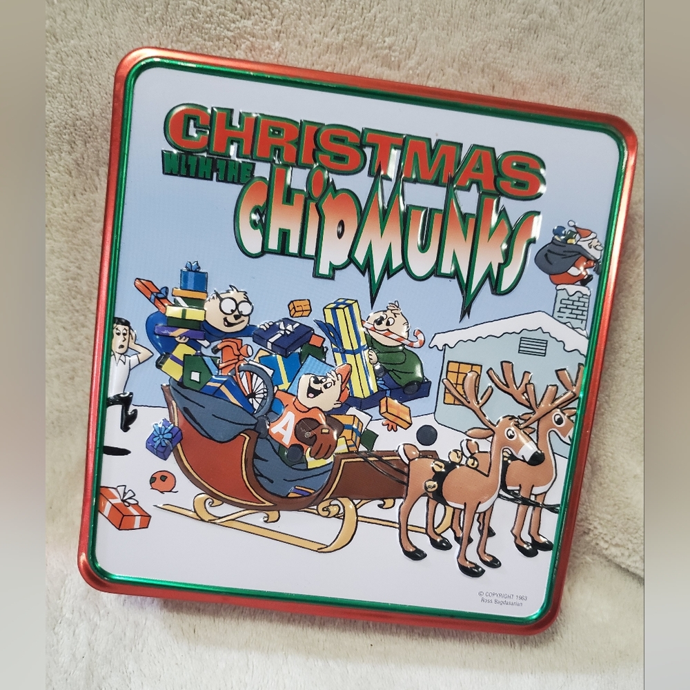 Christmas with the Chipmunks Collectible CD set and Stocking